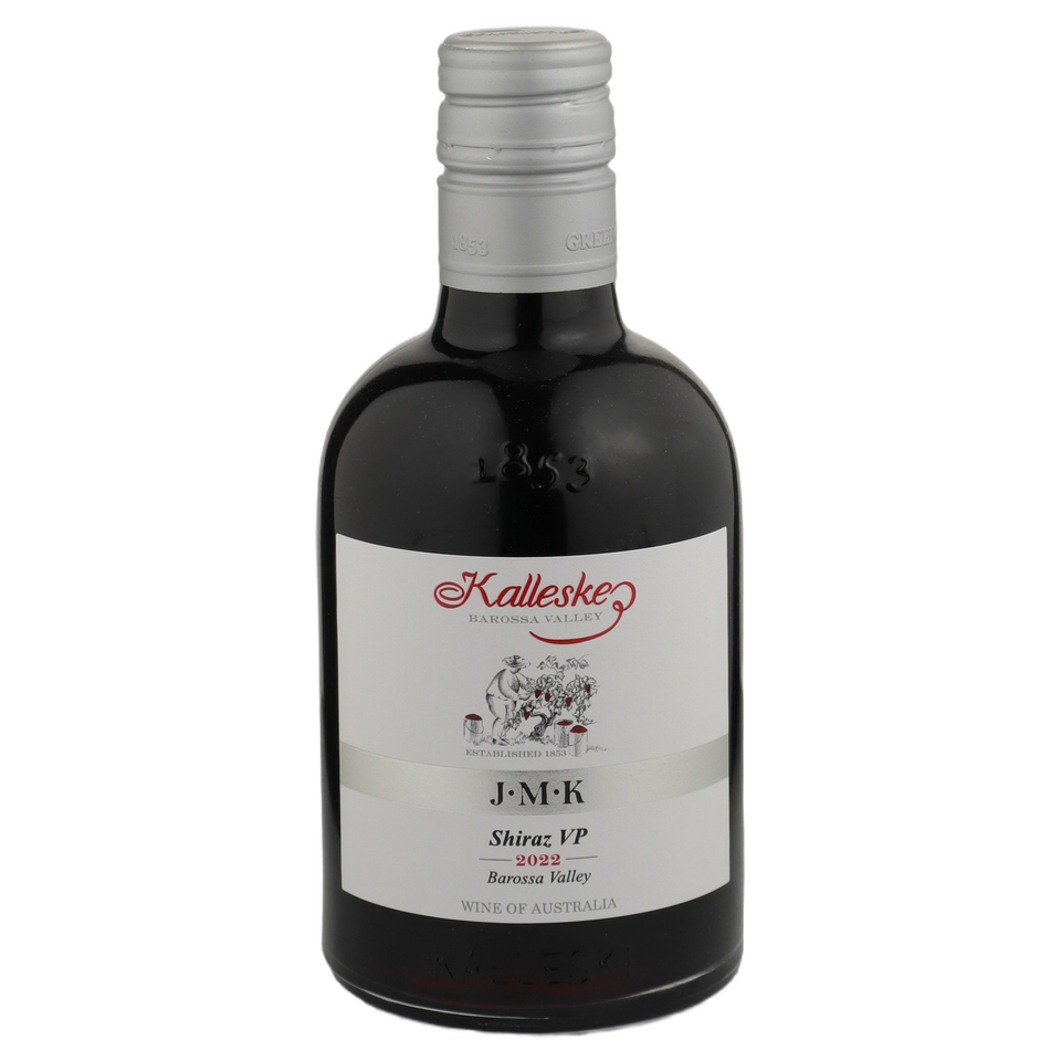 A bottle of Kalleske JMK VP Shiraz (Fortified) 2022 375ml Red Wine