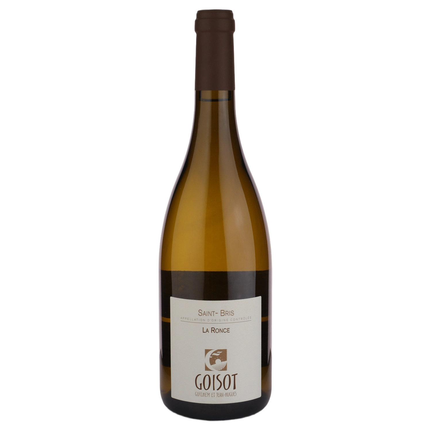 A bottle of 2019 Domaine Guilhem & J Hugues Goisot La Ronce  Saint-Bris Sauvignon Blanc 750ml White Wine