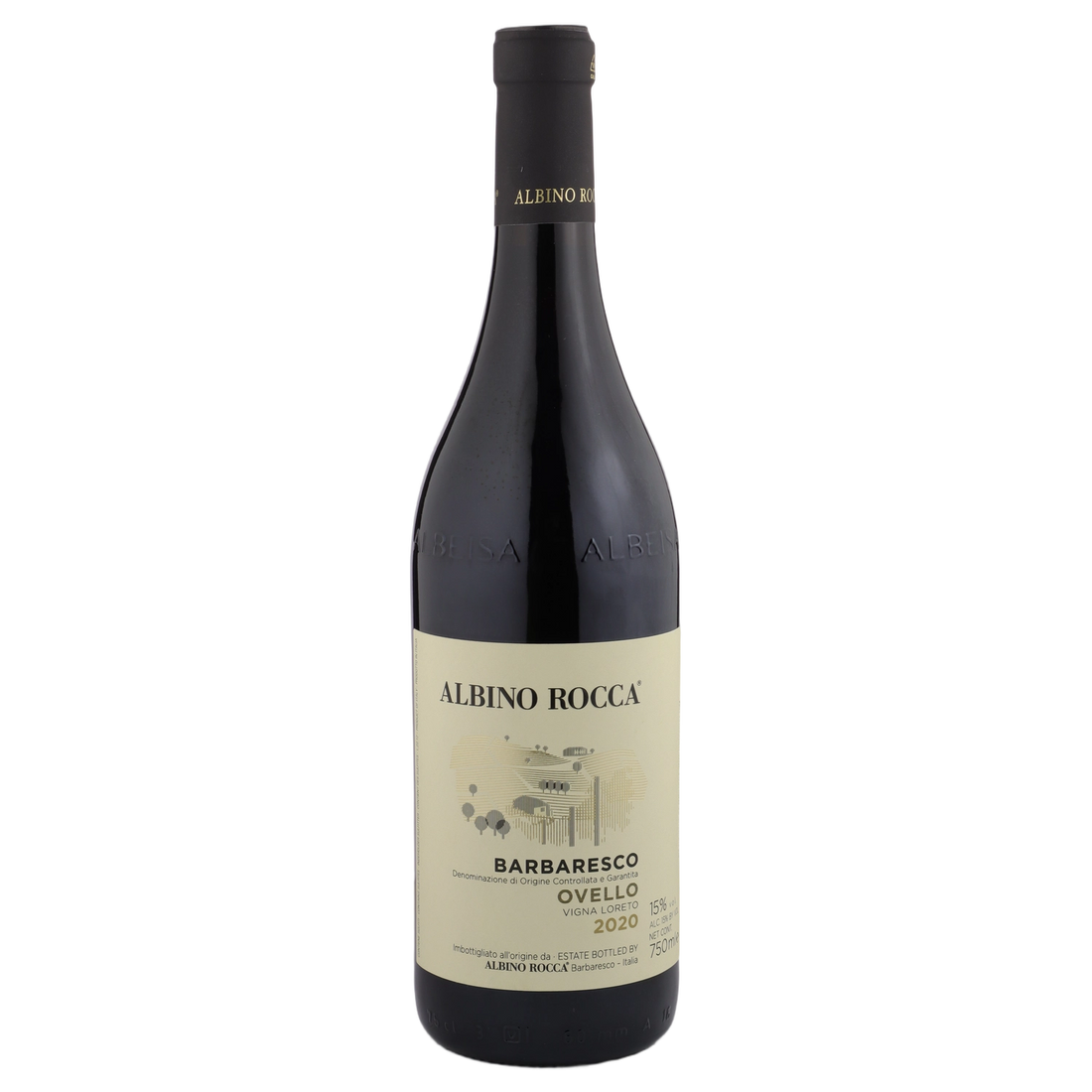 A bottle of 2020 Albino Rocca Barbaresco Ovello Vigna Loreto 750ml Red Wine
