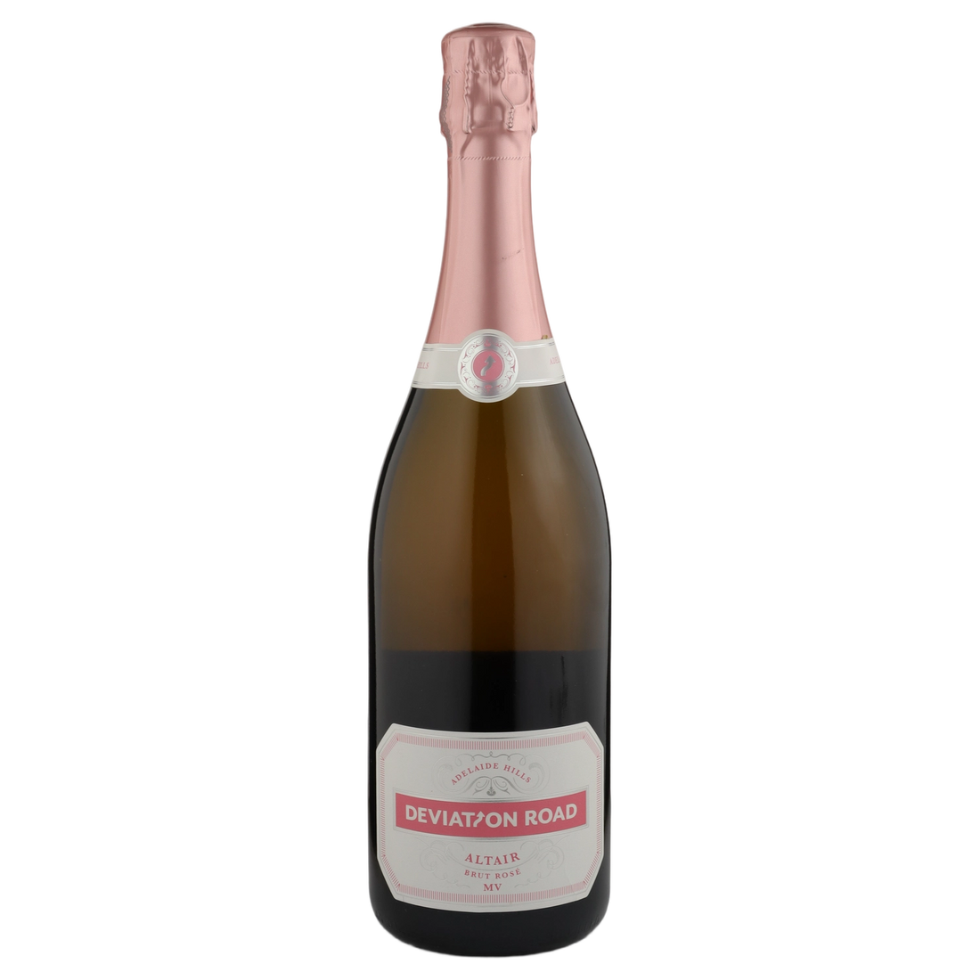 A bottle of NV Deviation Road Altair Brut Rose 750ml Sparkling Wine