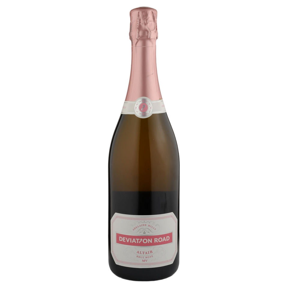 A bottle of NV Deviation Road Altair Brut Rose 750ml Sparkling Wine
