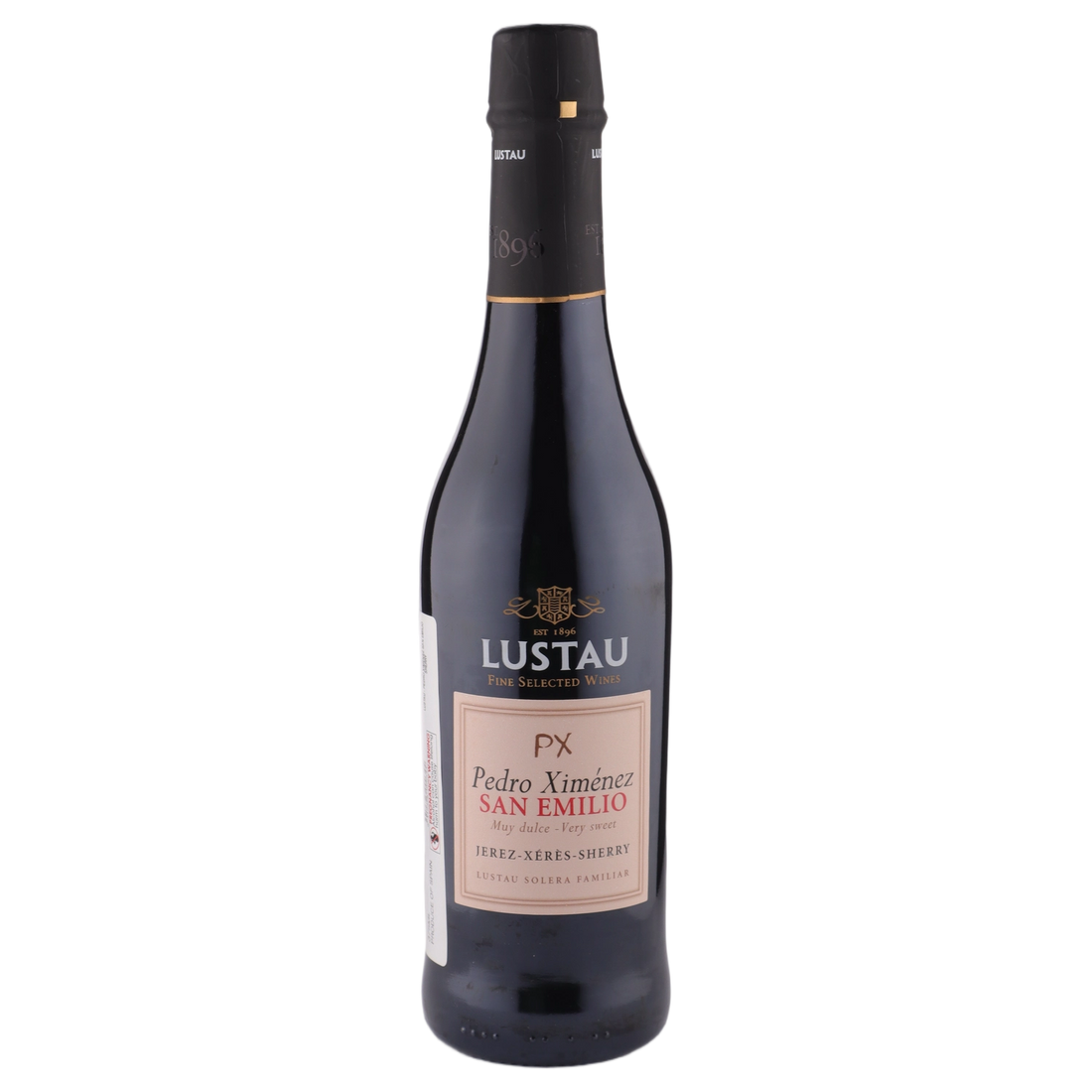 A bottle of Emilio Lustau Pedro Ximenez San Emilio 375ml Fortified Wine