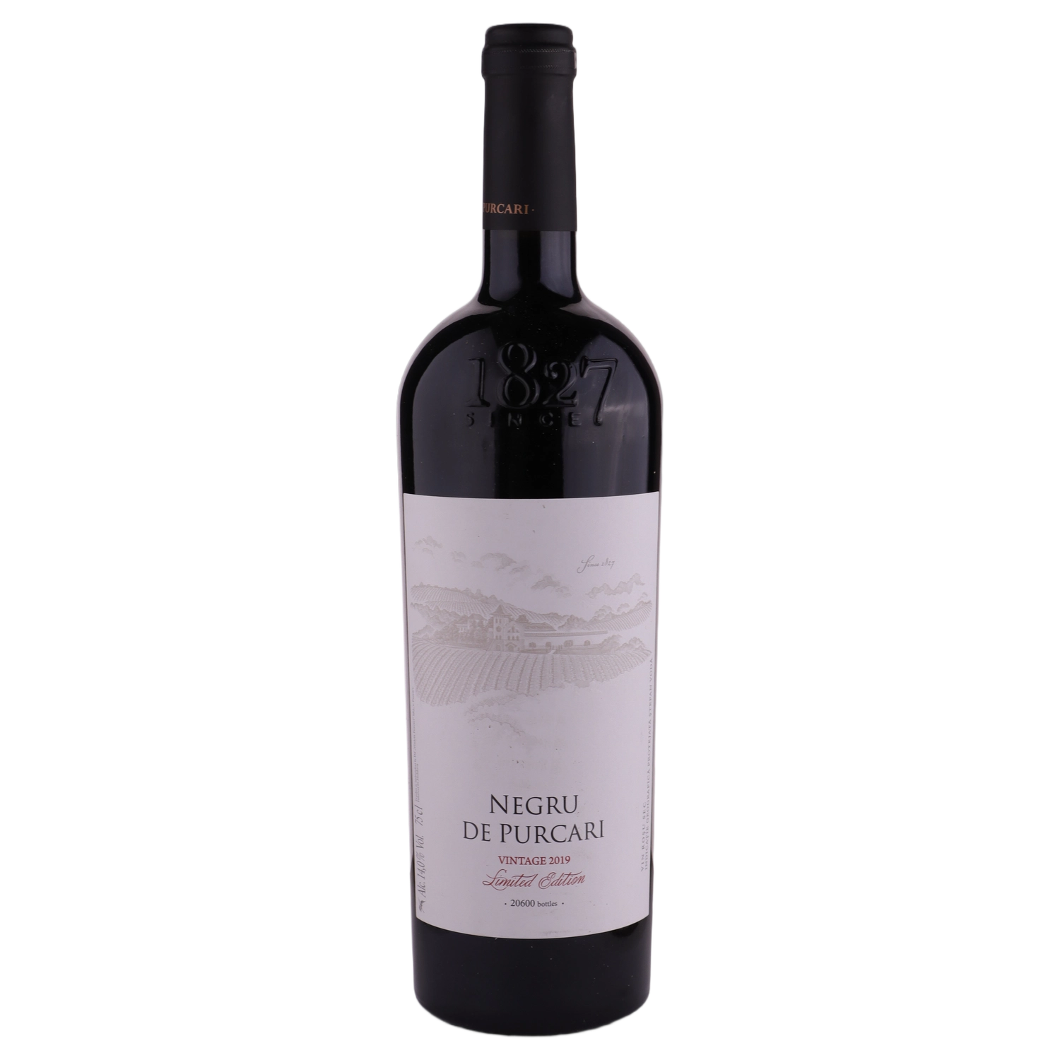 A bottle of 2019 Chateau Purcari Negru De Purcari 750ml Red Wine