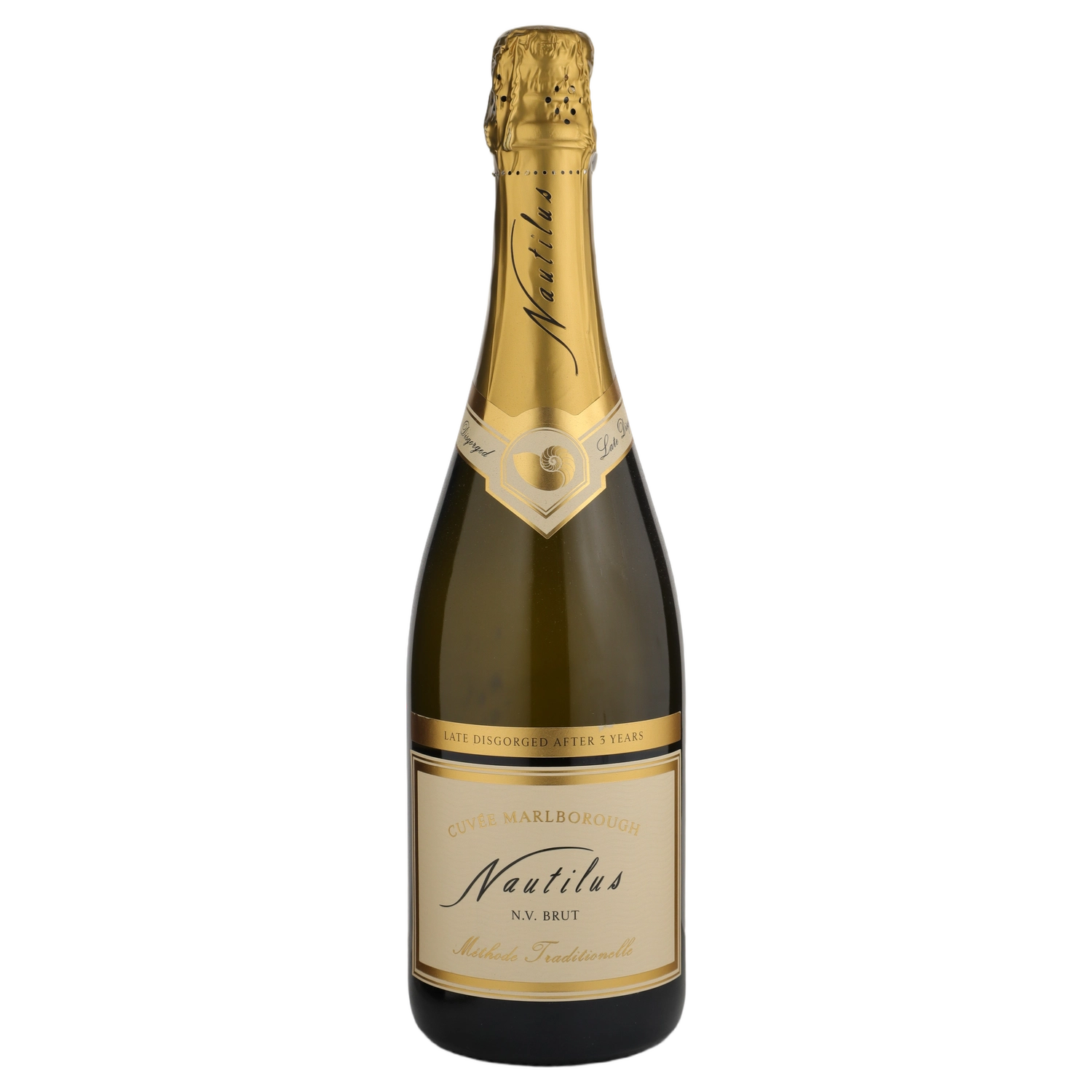 A bottle of NV Nautilus Estate Cuvee Marlborough Brut 750ml Sparkling Wine