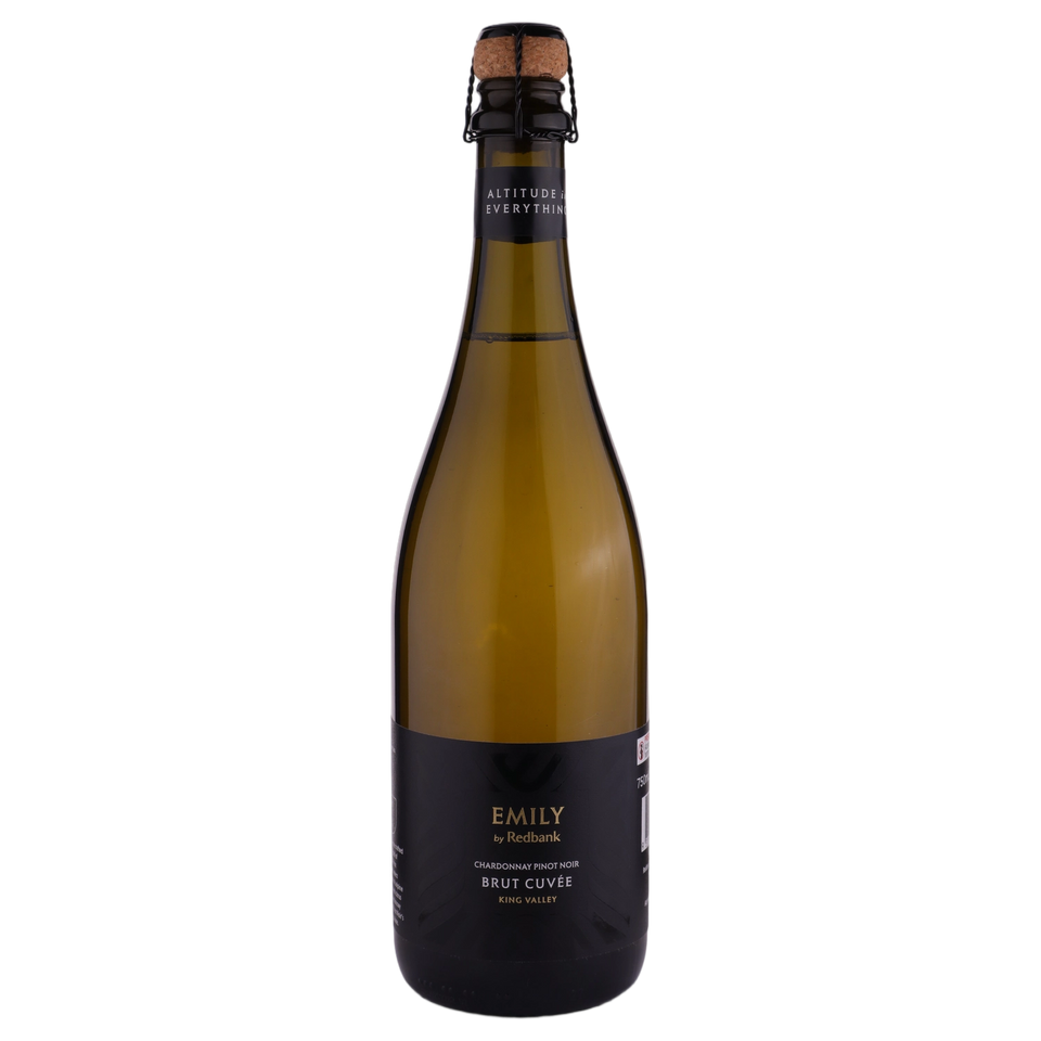 A bottle of NV Redbank Emily Brut Cuvee 750ml Sparkling Wine
