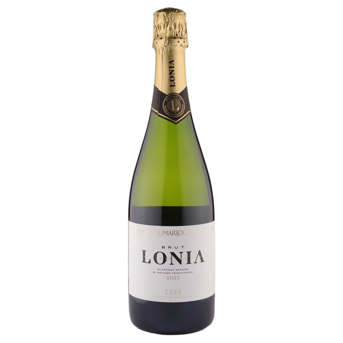 A bottle of Lonia Cava Brut NV 750ml Sparkling Wine
