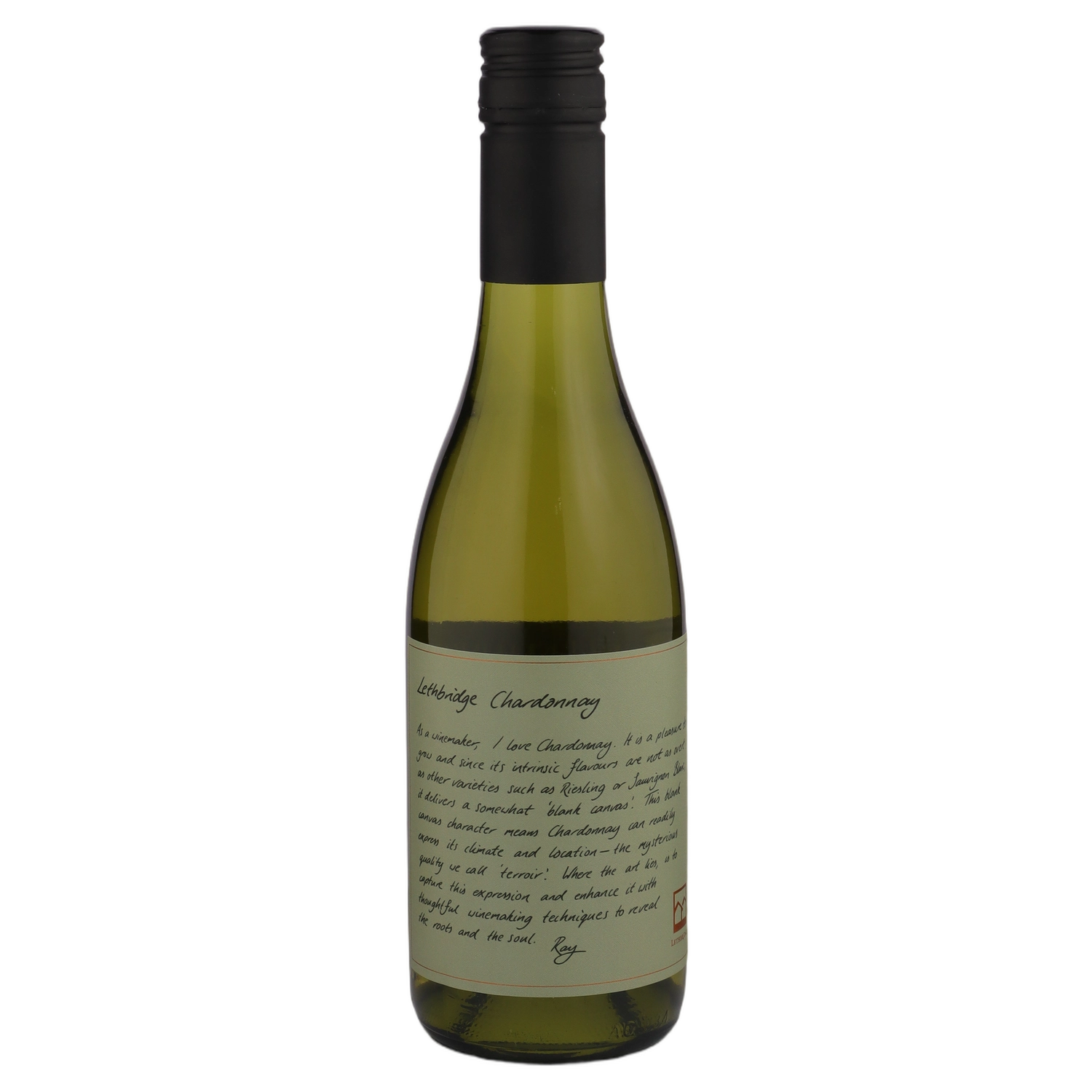 A bottle of 2022 Lethbridge Chardonnay () 375ml White Wine