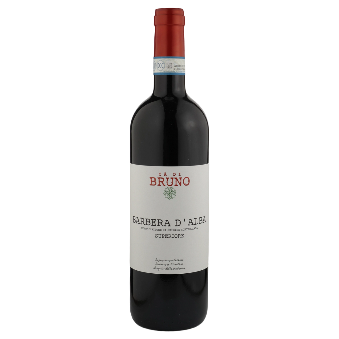 A bottle of 2020 Ca Di Bruno Barbera d'Alba Superiore DOC 750ml Red Wine