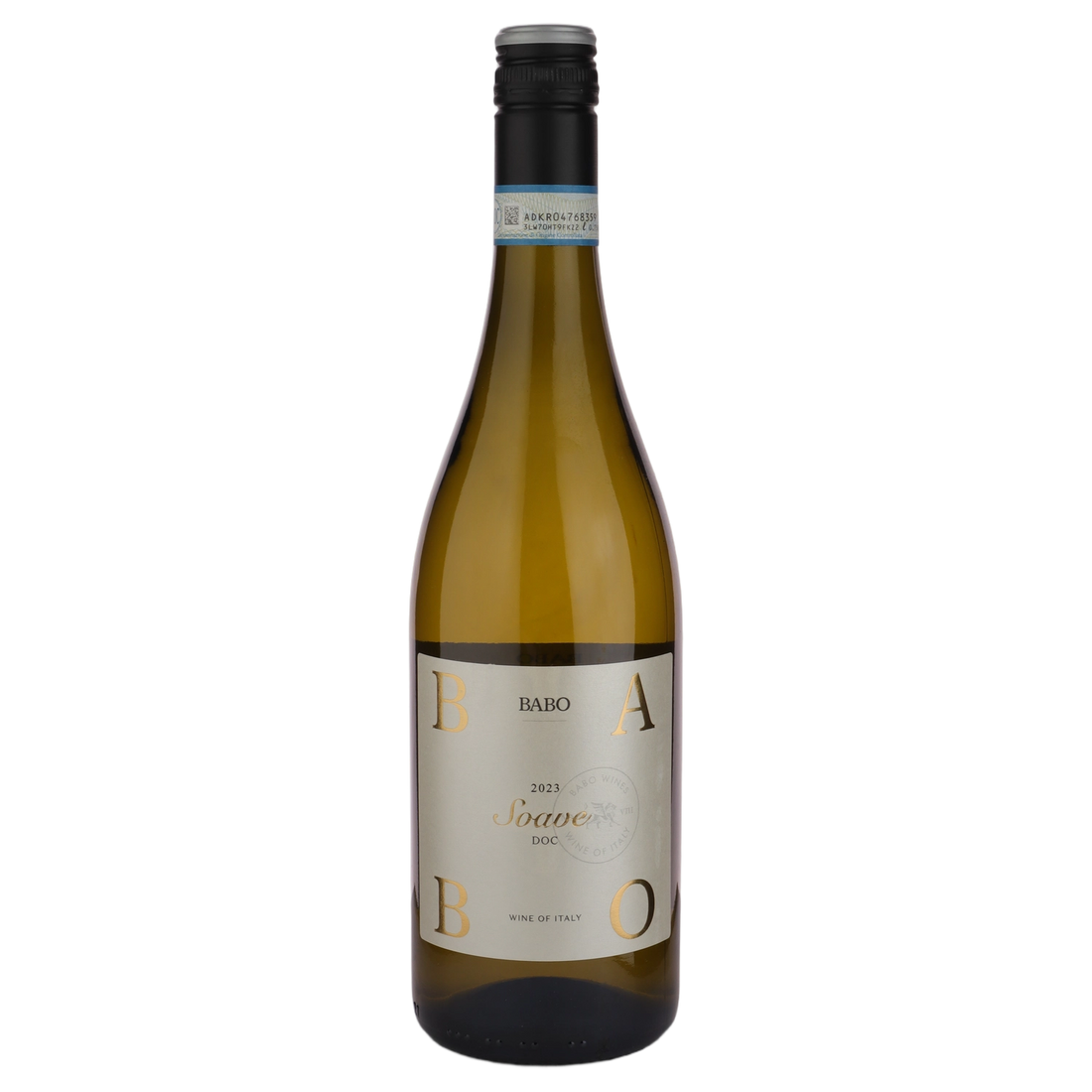 A bottle of 2022 Babo Soave 750ml White Wine