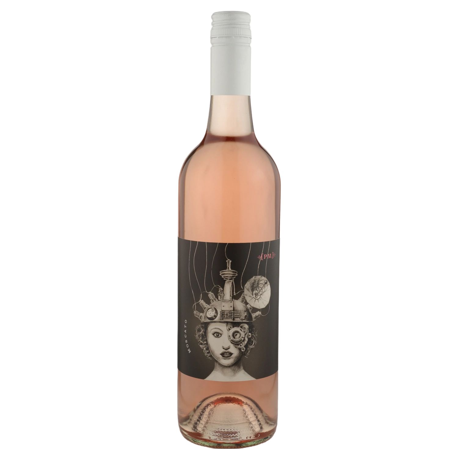 A bottle of NV Puppetmaster Moscato 750ml White Wine