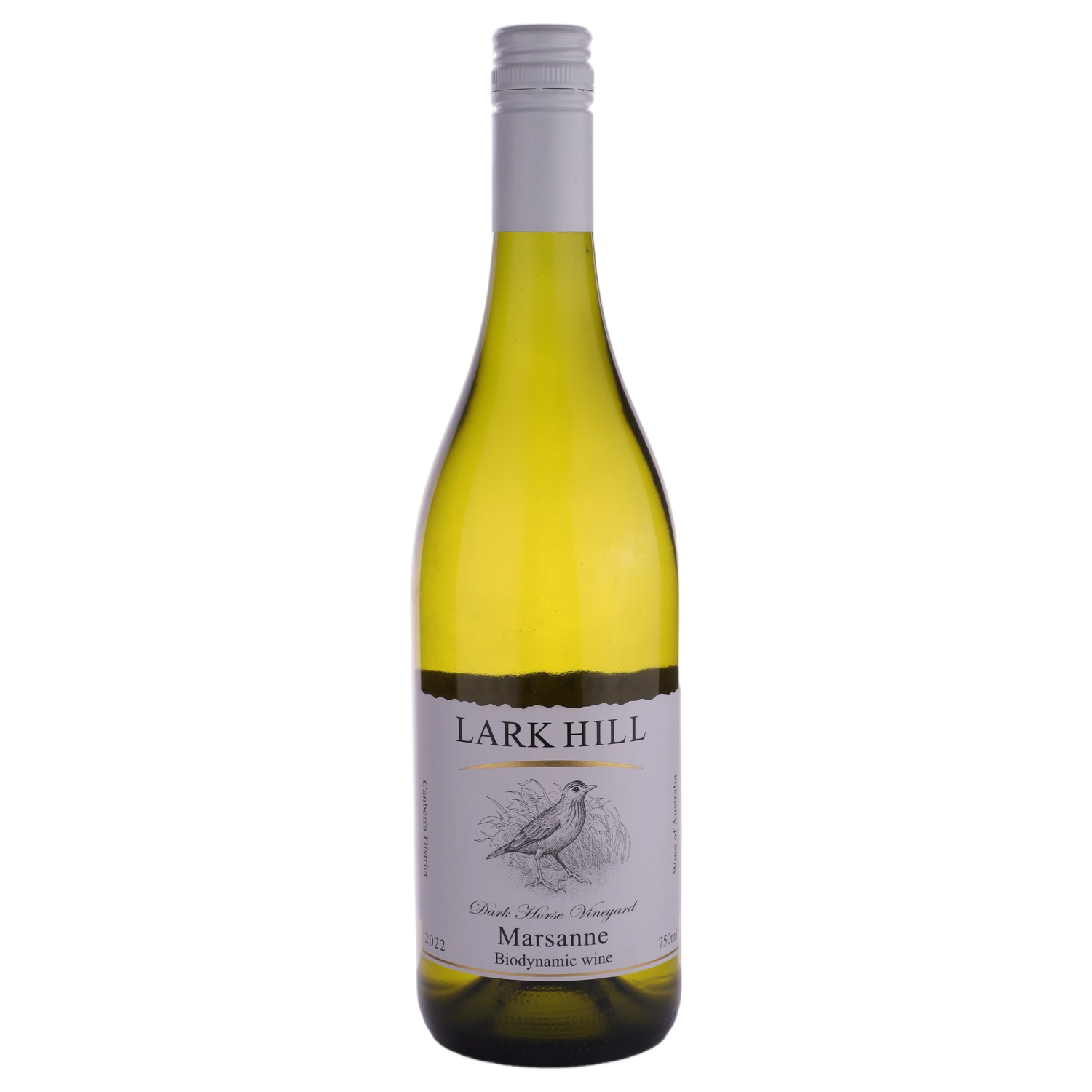 A bottle of 2022 Lark Hill Estate Marsanne 750ml White Wine