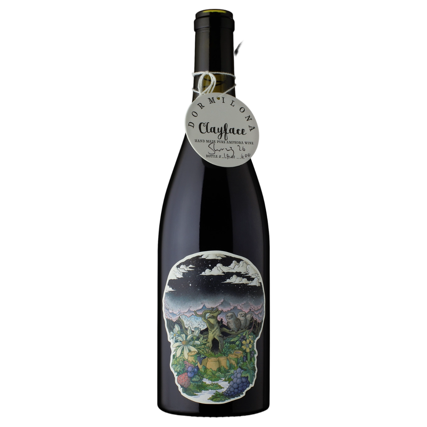 A bottle of 2023 Dormilona Clayface Shiraz 750ml Red Wine