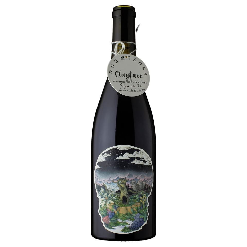 A bottle of 2023 Dormilona Clayface Shiraz 750ml Red Wine