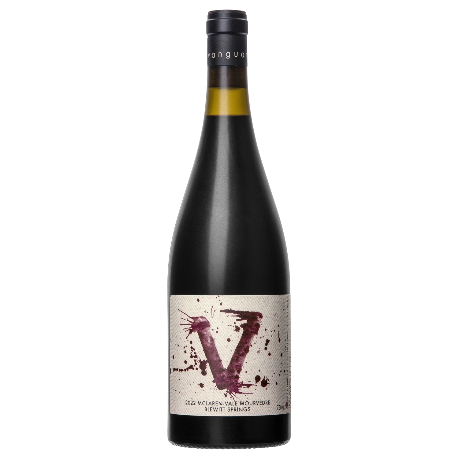 A bottle of 2022 Vanguardist Mourvedre 750ml Red Wine