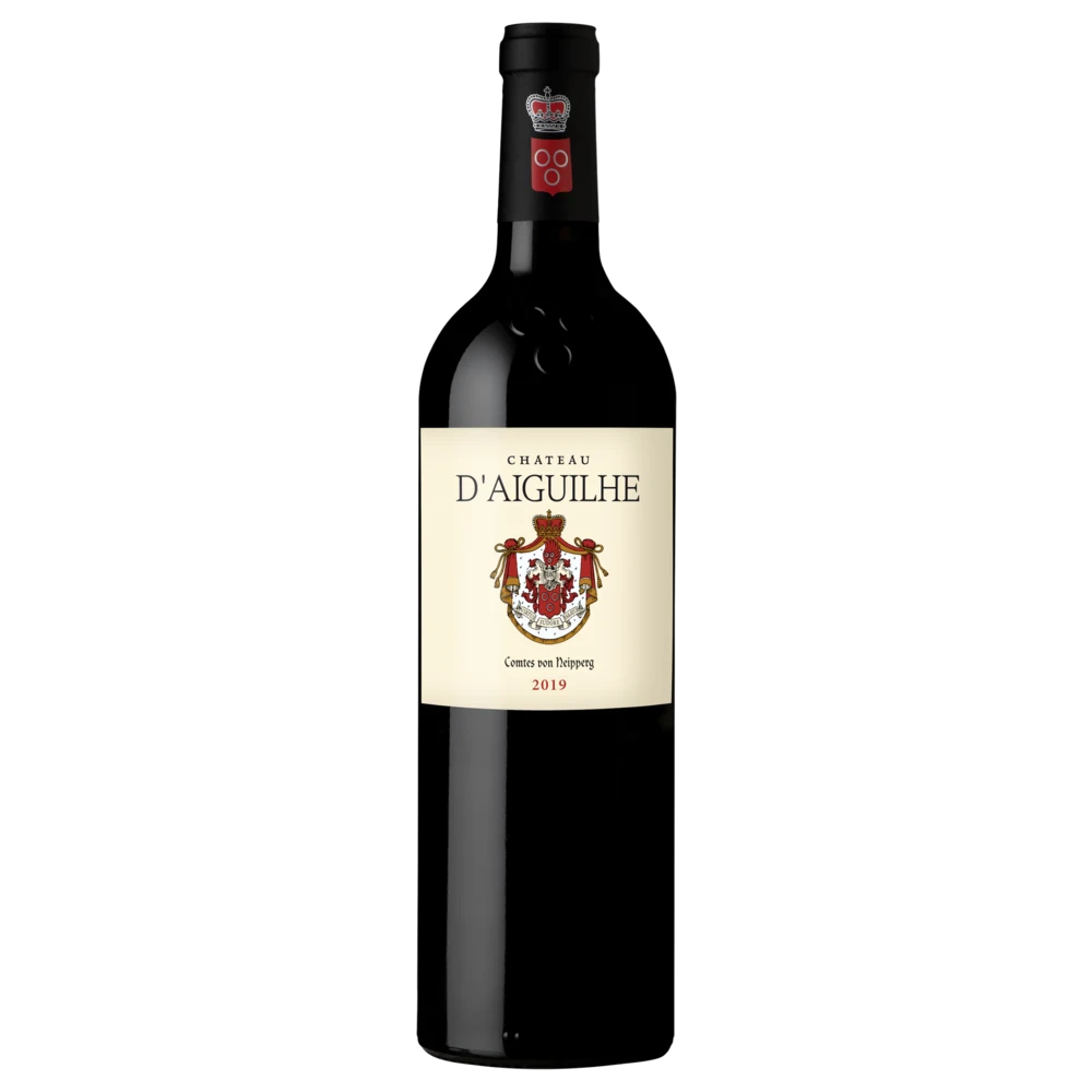 A bottle of 2020 Chateau D Aiguilhe 750ml Red Wine