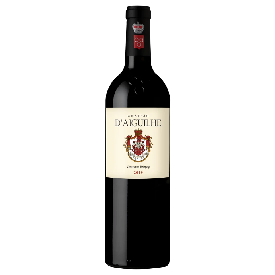 A bottle of 2020 Chateau D Aiguilhe 750ml Red Wine