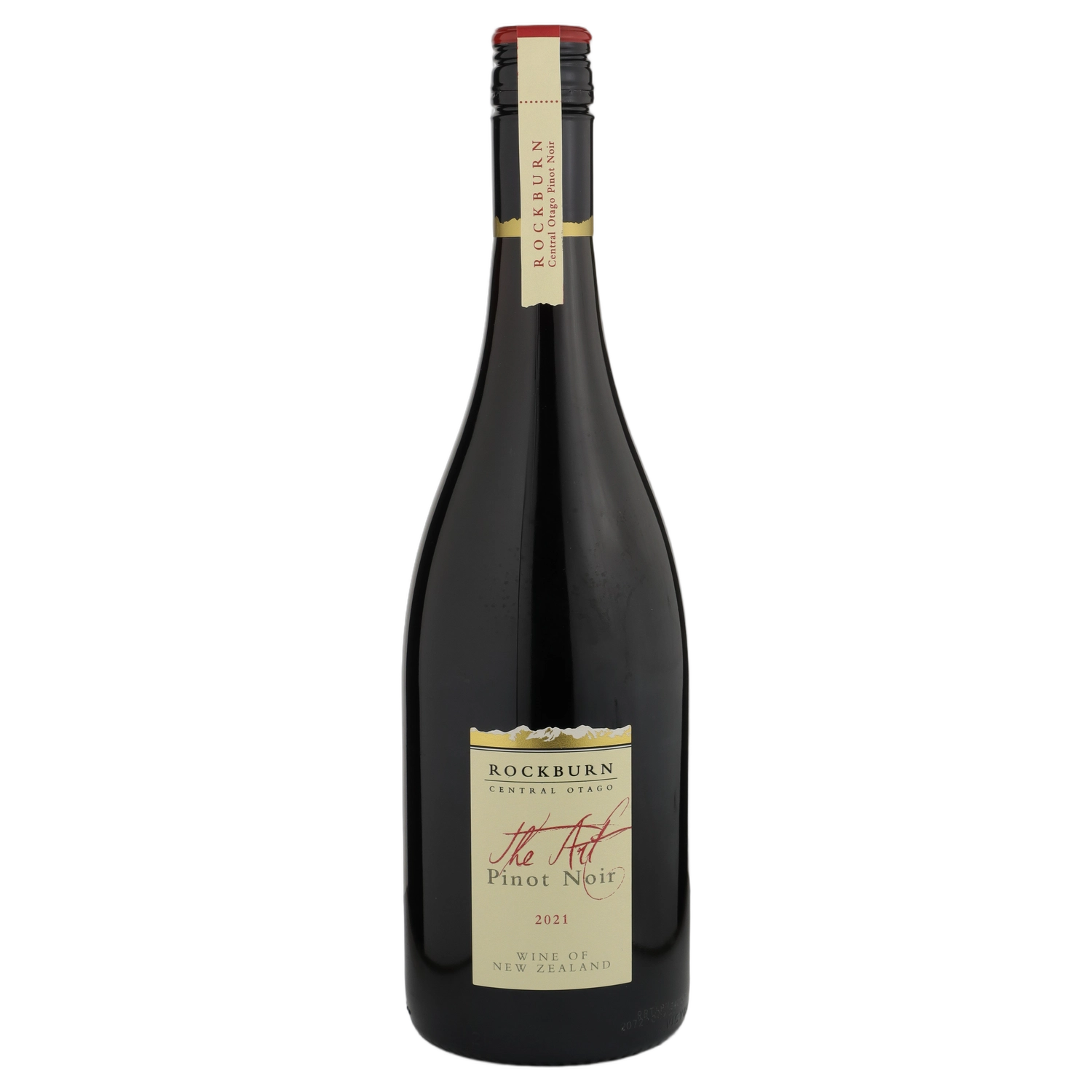 A bottle of 2021 Rockburn Art Pinot Noir 750ml Red Wine