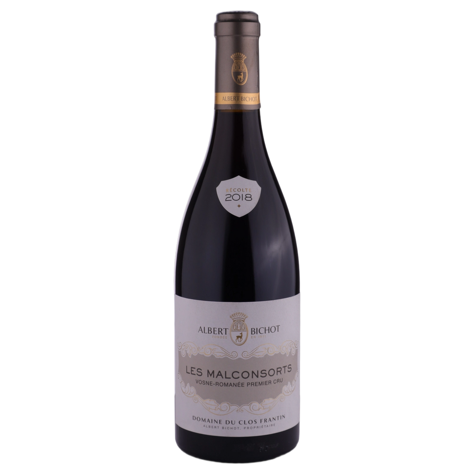 A bottle of 2018 A Bichot VR 1er Malconsorts Burgundy 750ml Red Wine