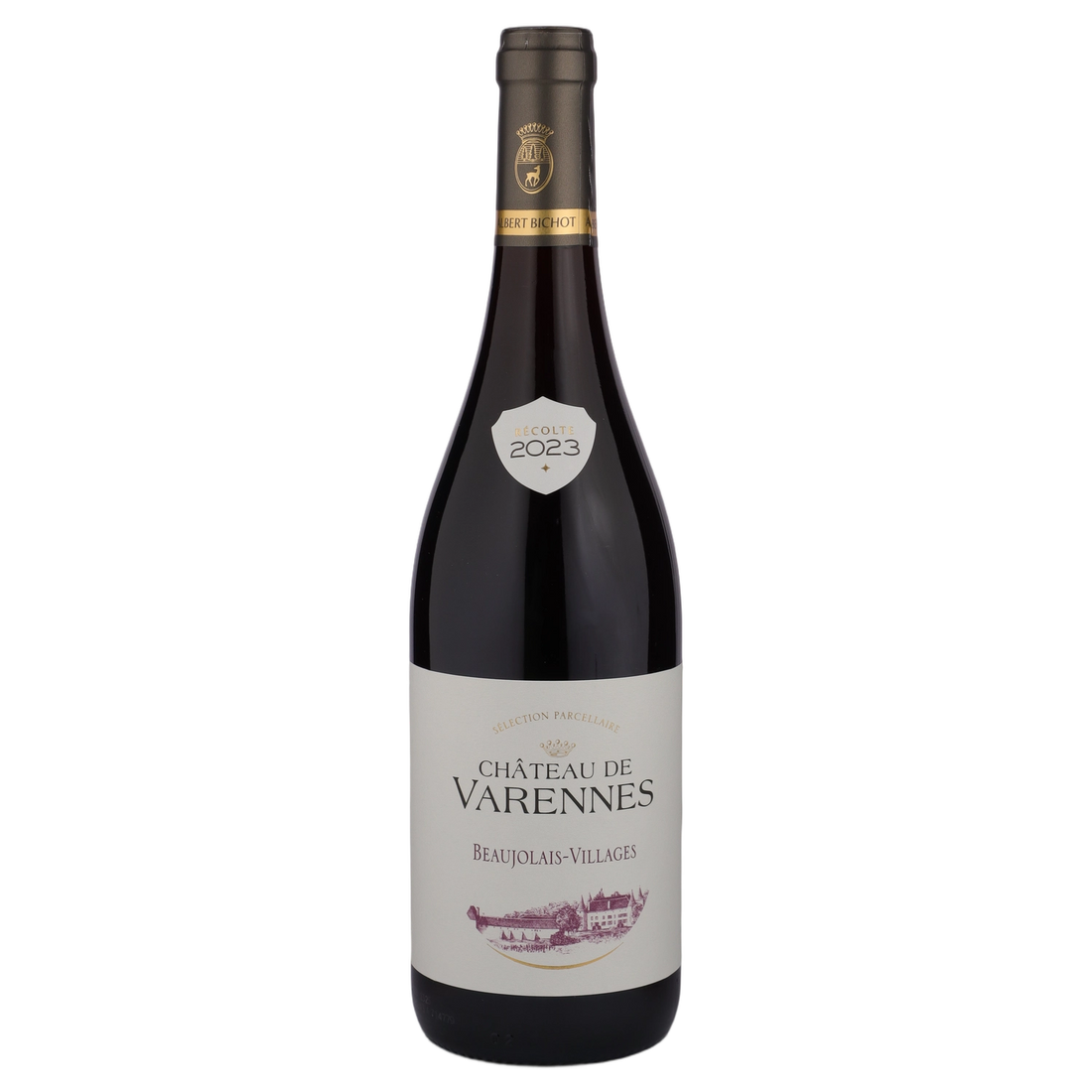 A bottle of Albert Bichot Beaujolais Villages Varennes Beaujolais 2022 750ml Red Wine