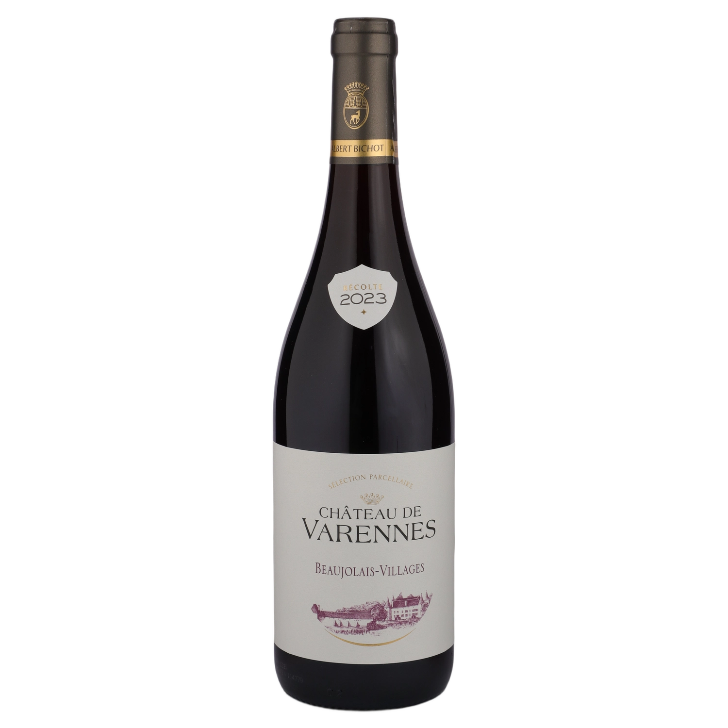 A bottle of Albert Bichot Beaujolais Villages Varennes Beaujolais 2022 750ml Red Wine