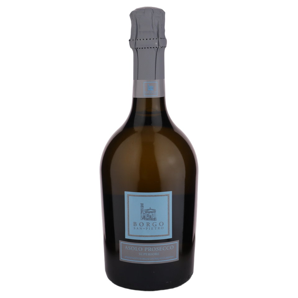 A bottle of Borgo Asolo DOCG Veneto Prosecco NV 750ml Sparkling Wine