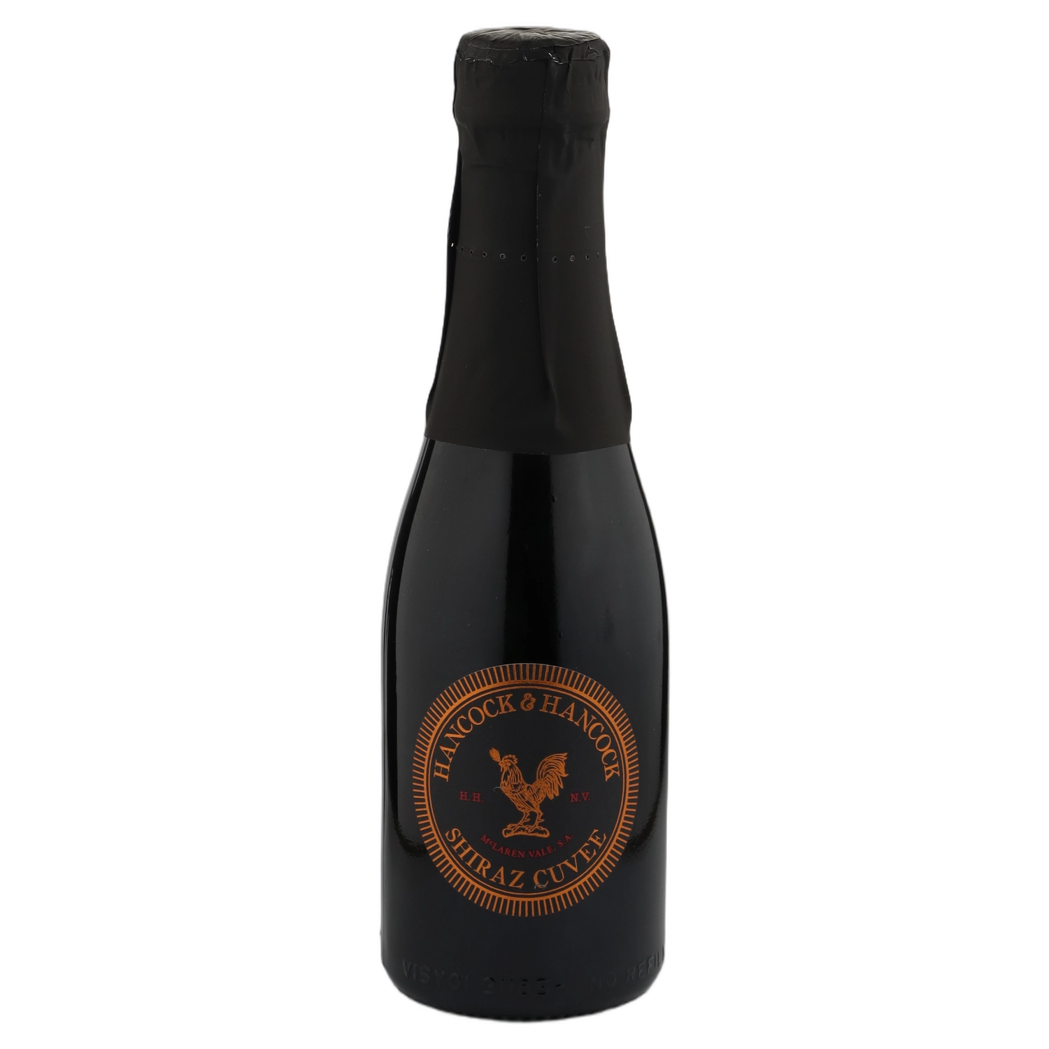 A bottle of NV Hancock & Hancock Shiraz Cuvee McLaren Vale 24 x 200ml Sparkling Wine