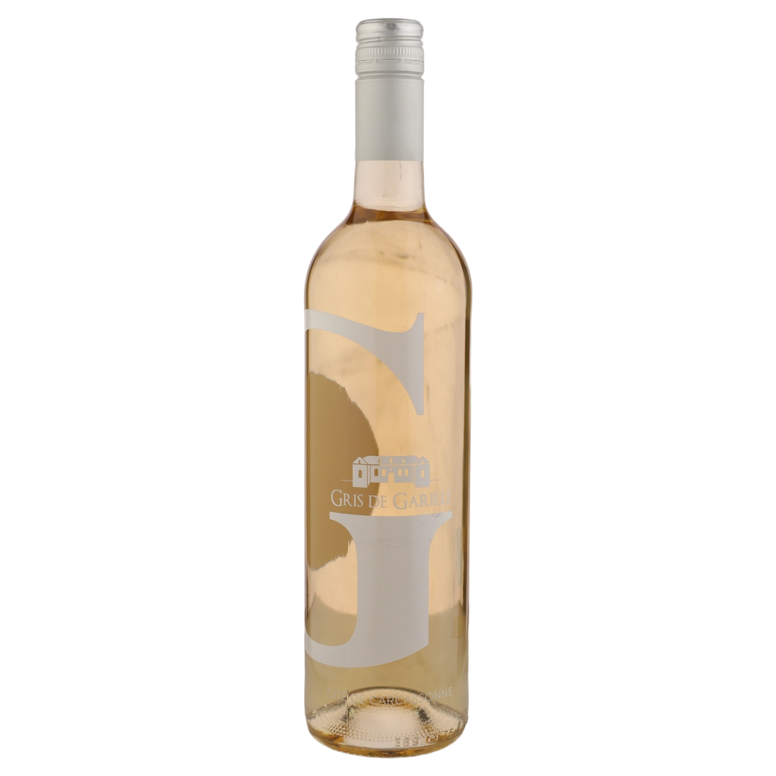A bottle of 2022 Gris de Garille Rose Carcassonne IGP 750ml Rose Wine