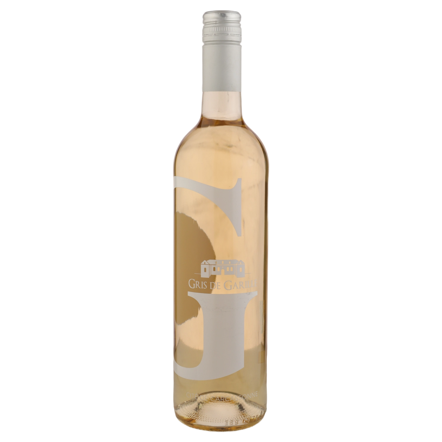 A bottle of 2022 Gris de Garille Rose Carcassonne IGP 750ml Rose Wine