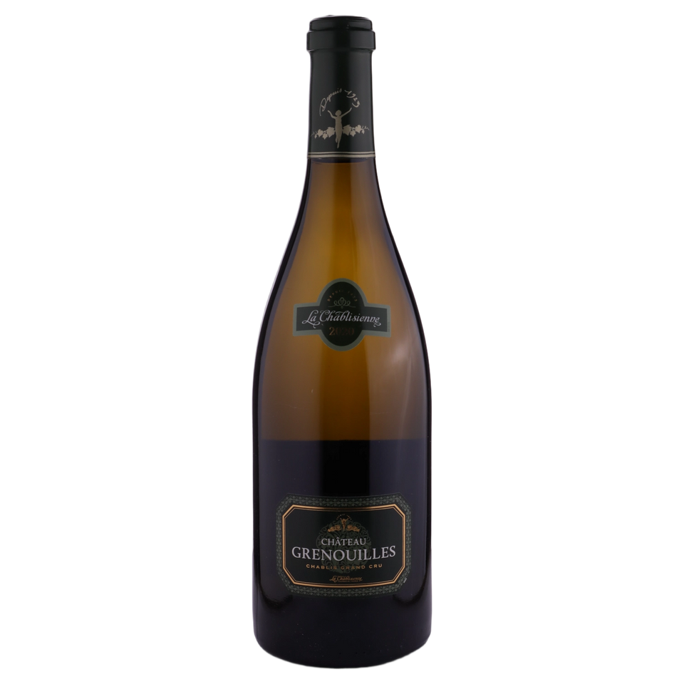 A bottle of La Chablisienne Grenouilles Grand Cru Chablis 2020 750ml White Wine