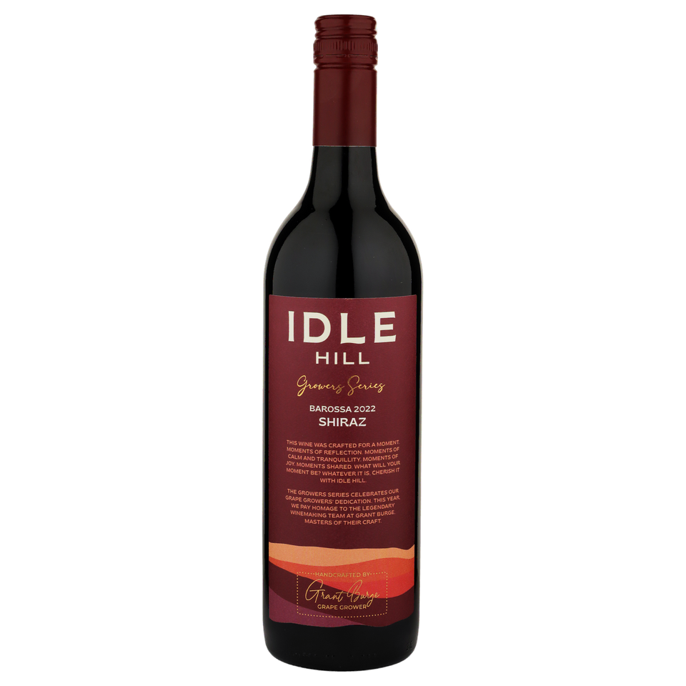 A bottle of Idle Hill Growers Series Barossa Shiraz 2022 750ml Red Wine