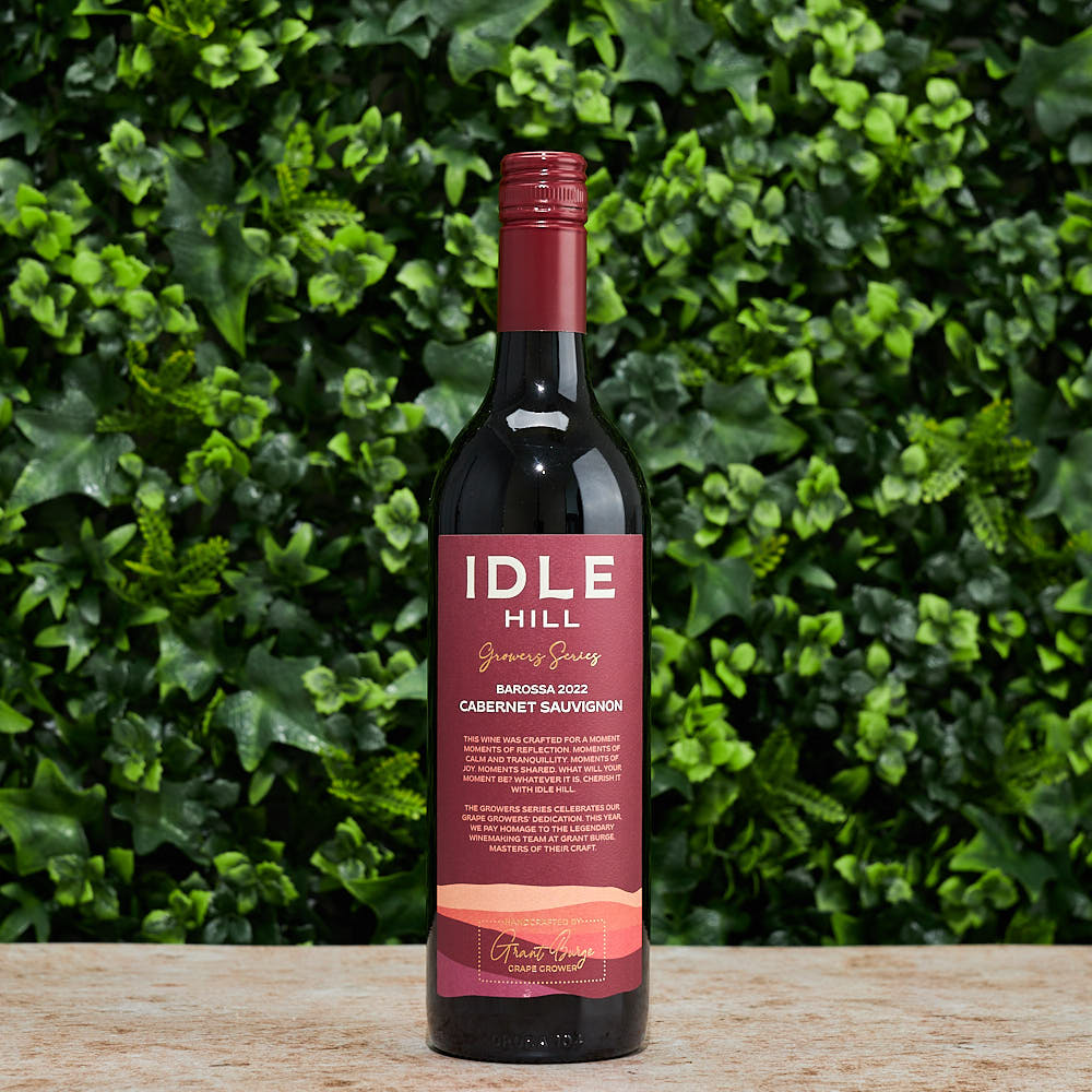 A bottle of Idle Hill Growers Series Barossa Cabernet Sauvignon 2022 750ml Red Wine