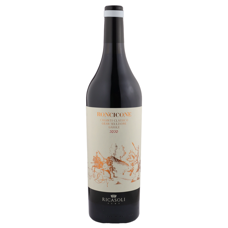 A bottle of 2020 Ricasoli Roncicone Chianti Tuscany 750ml Red Wine
