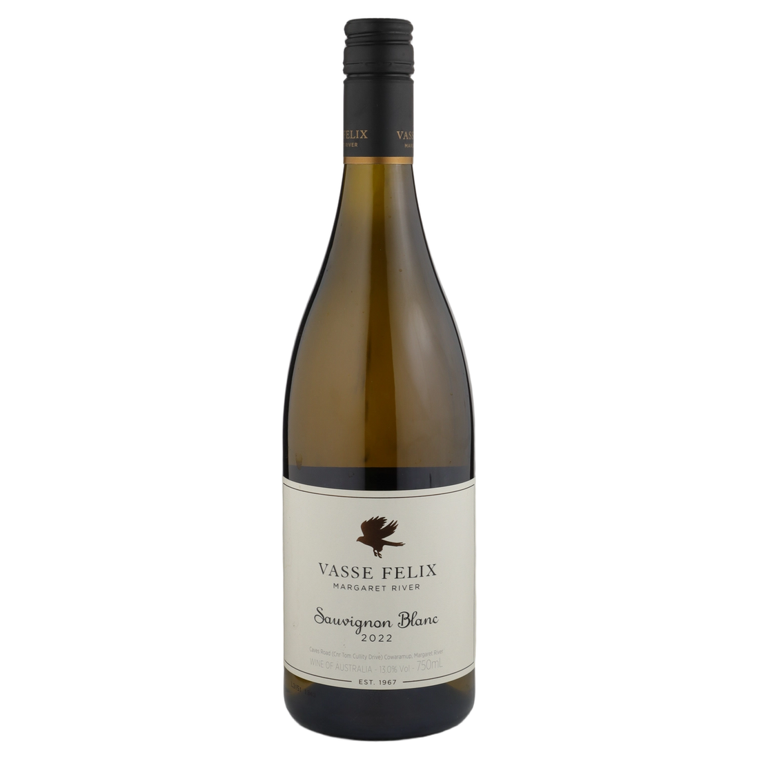 A bottle of 2022 Vasse Felix Sauvignon Blanc 750ml White Wine