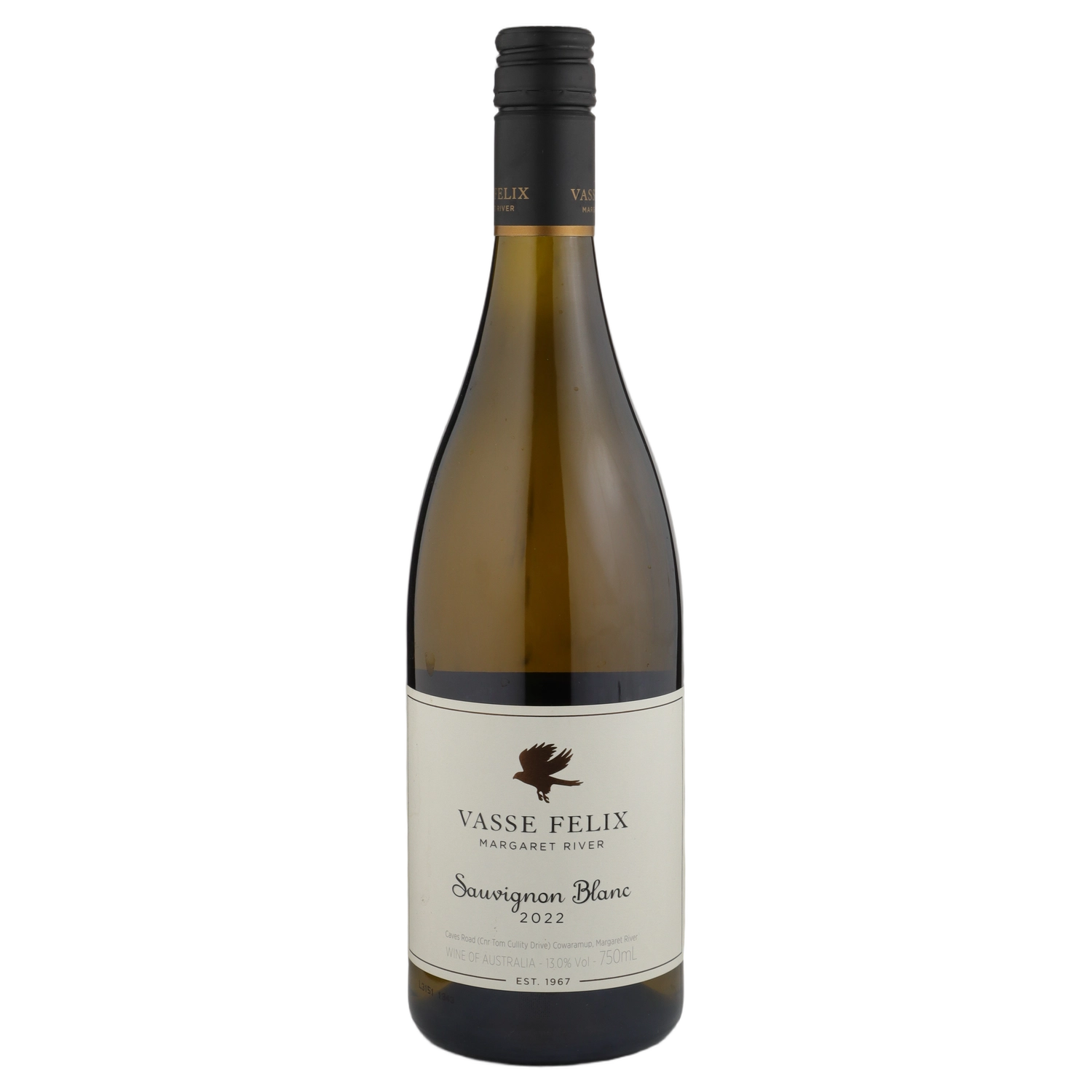 A bottle of 2022 Vasse Felix Sauvignon Blanc 750ml White Wine