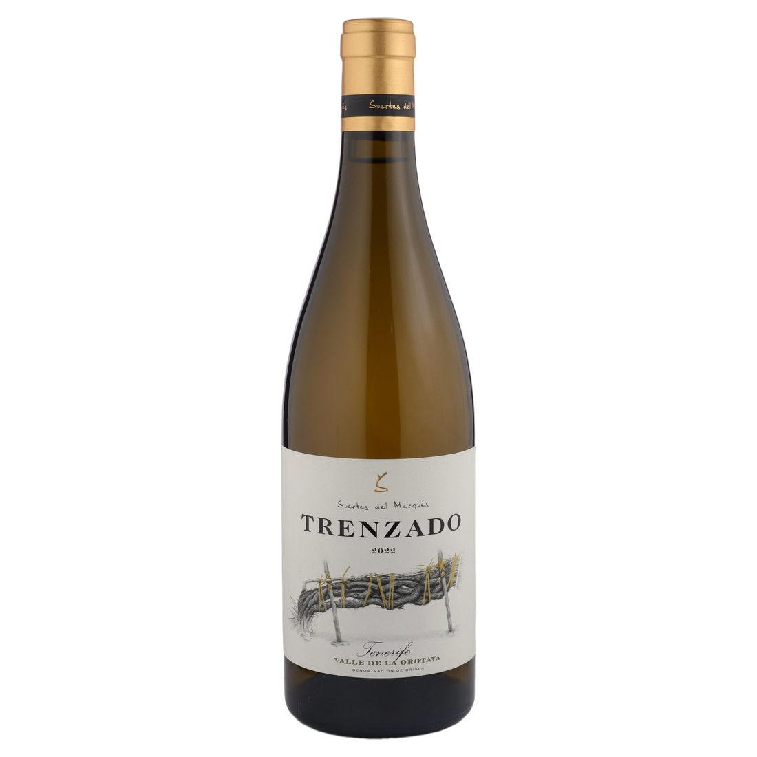 A bottle of 2022 Suertes del Marqués Tenerife Valle de la Orotava Trenzado 750ml White Wine