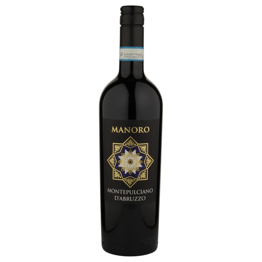 A bottle of San Marzano	Manoro Montepulciano d'Abruzzo  2021 750ml Red Wine