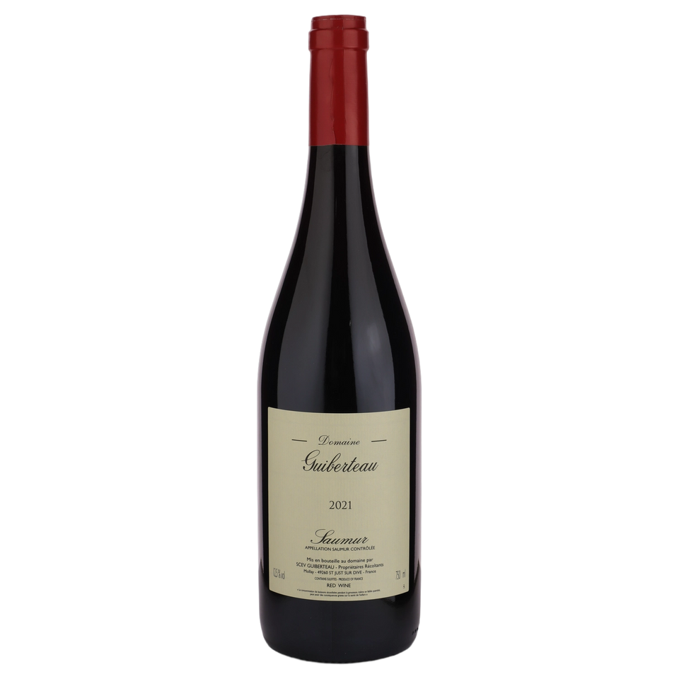 A bottle of Domaine Guiberteau Saumur Rouge 2021 750ml Red Wine
