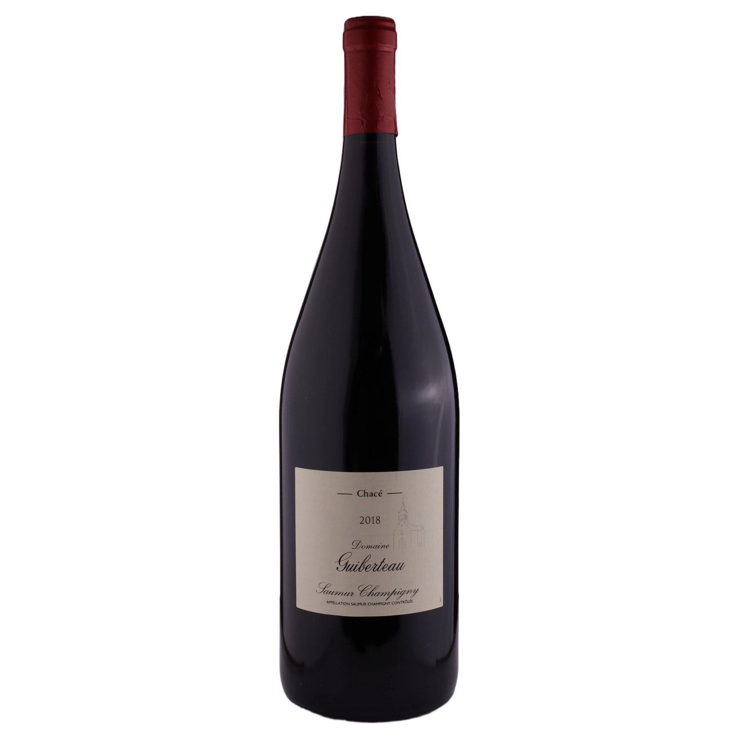 A bottle of 2018 Domaine Guiberteau Saumur Champigny Chacé () 1500ml Red Wine
