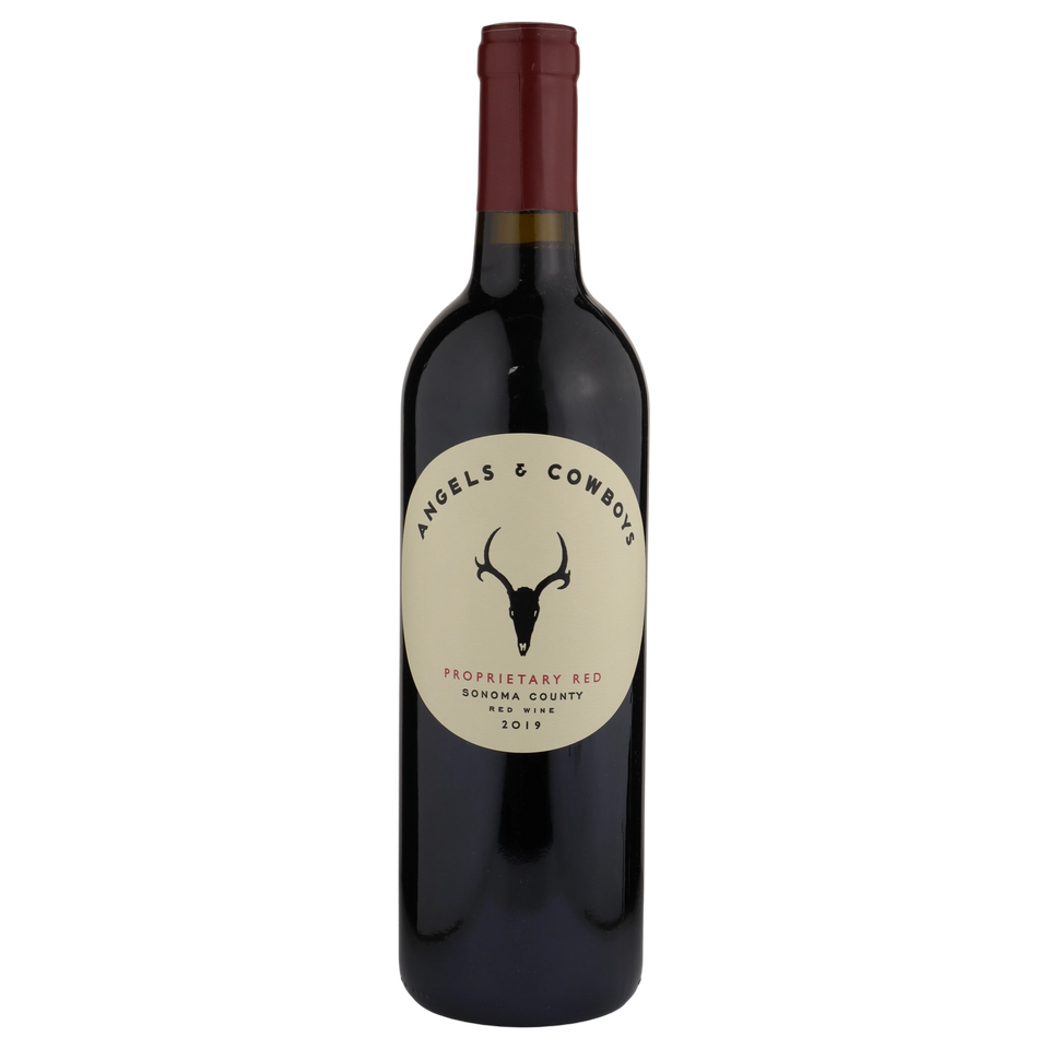 A bottle of 2019 Angels & Cowboys Proprietary Red Blend 750ml Red Wine