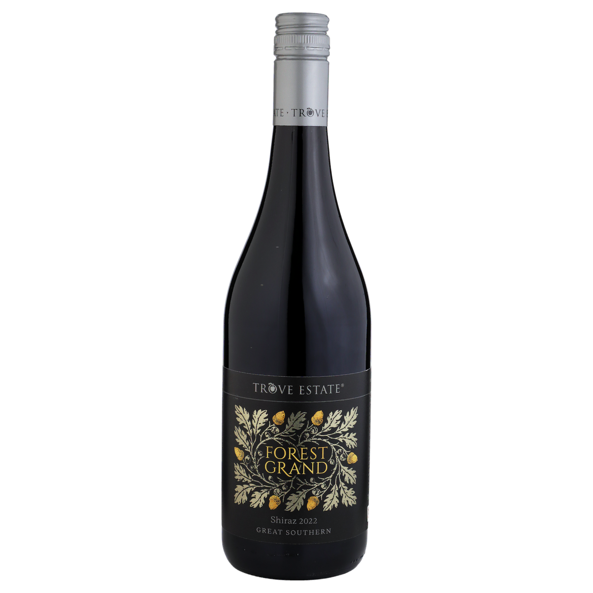 A bottle of Trove Estate Forest Grand Shiraz 2022 750ml Red Wine