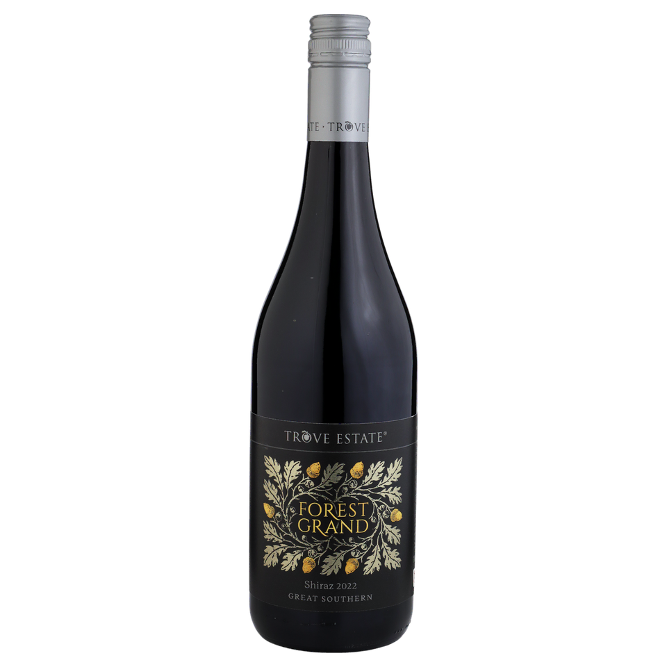 A bottle of Trove Estate Forest Grand Shiraz 2022 750ml Red Wine