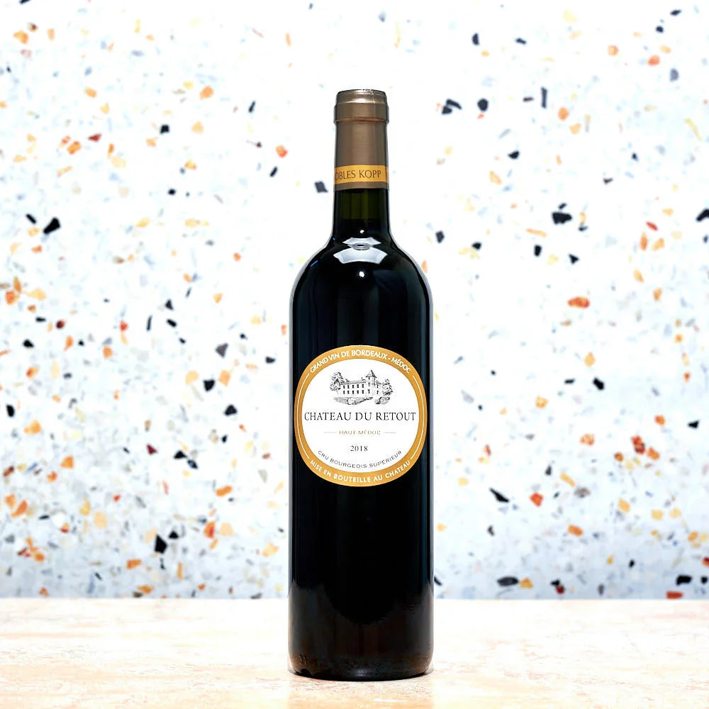 A bottle of Château Retout Cru Bourgeois Haut Médoc 2018 750ml Red Wine