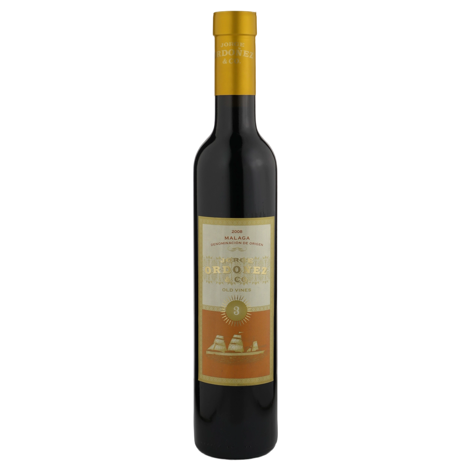 A bottle of 2008 Jorge Ordoñez No.3 Vinas Viejas Old Vine Moscatel 2008 375ml White Wine