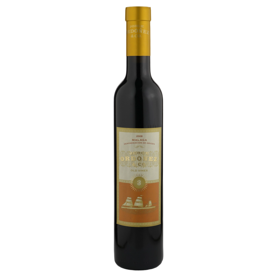 A bottle of 2008 Jorge Ordoñez No.3 Vinas Viejas Old Vine Moscatel 2008 375ml White Wine