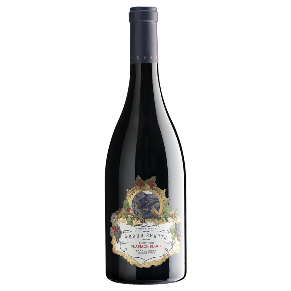 A bottle of 2021 Terra Sancta Slapjack Block Pinot Noir 750ml Red Wine