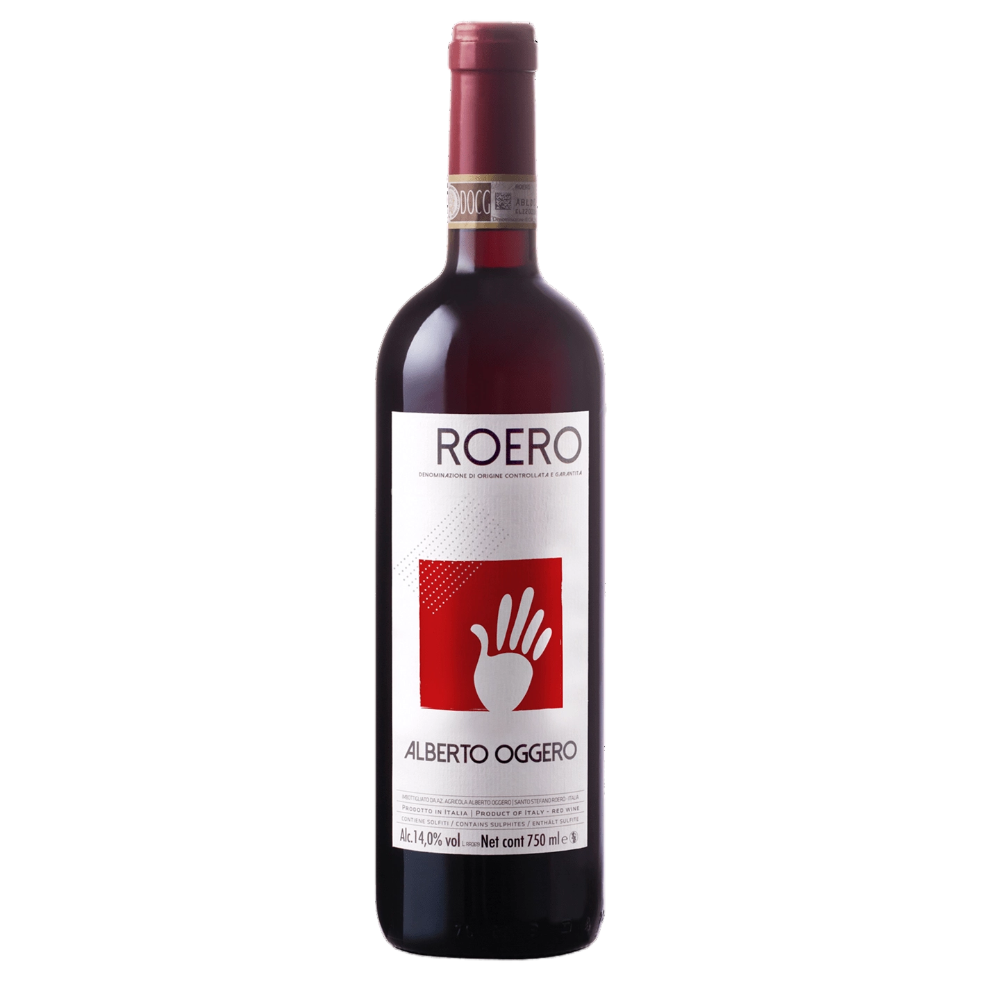 A bottle of 2021 Alberto Oggero Roero Le Coste Nebbiolo 750ml Red Wine