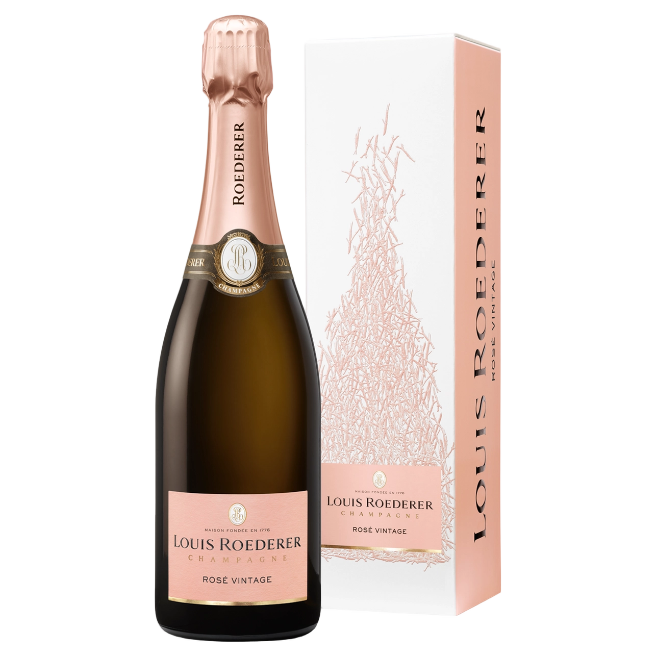 A bottle of 2017 Roederer Vintage Rose GraphicGift Box 750ml Sparkling Wine