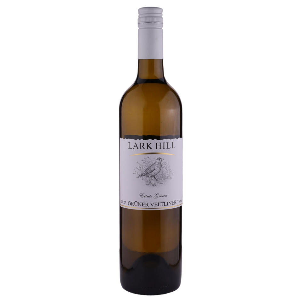 A bottle of 2023 Lark Hill Estate Gruner Veltliner 750ml White Wine