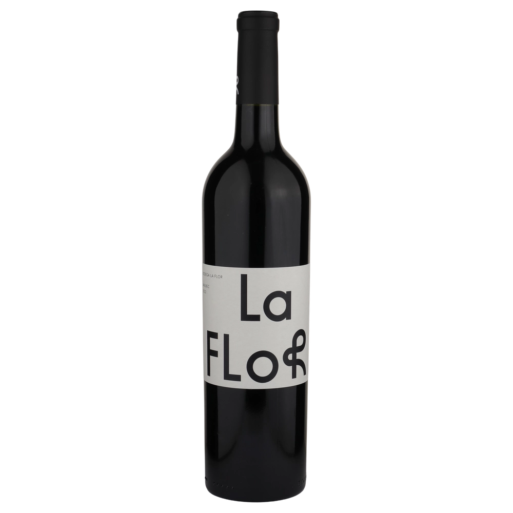 A bottle of 2022 Pulenta La Flor Malbec 750ml Red Wine