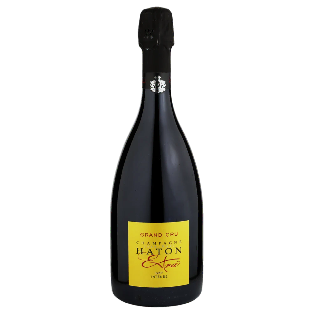A bottle of Champagne Haton Intense Grand Cru Extra Brut NV 750ml Sparkling Wine